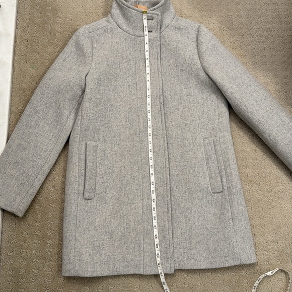 Brand New Never Worn Jcrew City coat with button neck - Picture 13 of 14